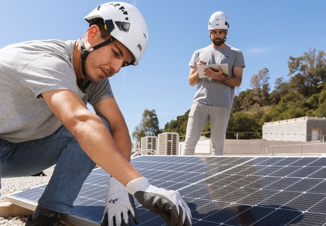 Pmaeles solares para edificios y comunidades en Málaga